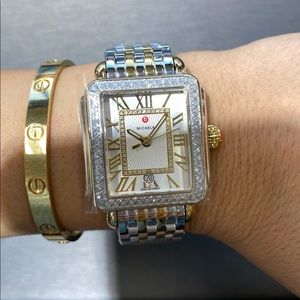Brand new two tone Michele watch